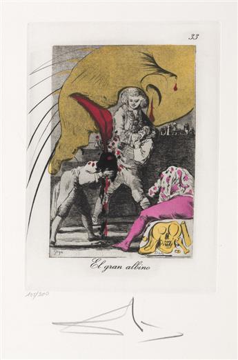 SALVADOR DALÍ Les Caprices de Goya.